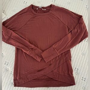 Athleta wrap hem sweatshirt